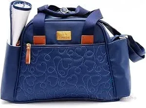 Baby Nut Bolsa Média Coração Marinho