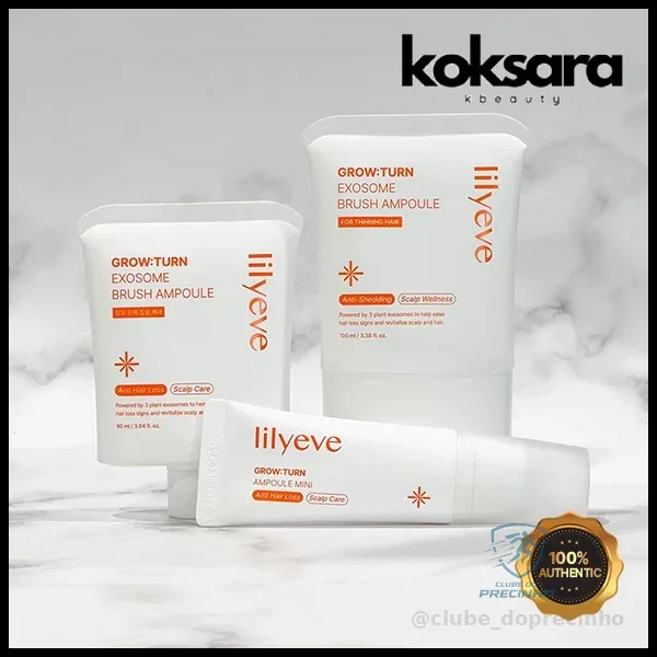 Lilyeve Grolw : Turn Exosome Brush Ampoule 30ml/100ml, Refill 90ml, 30ml Before Renewal Shopee