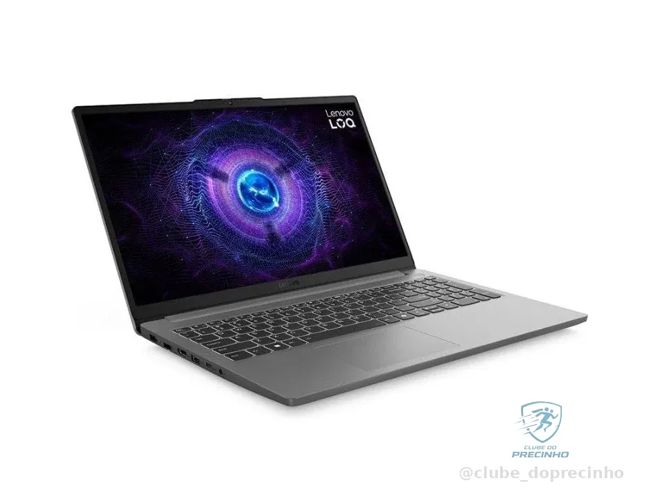 Notebook Gamer Lenovo Loq, I5-12450hx, 16gb Ddr5, 1tb Ssd, Rtx 4050 6gb, 15.6" Fhd, W11, Cinza - 83me0001br