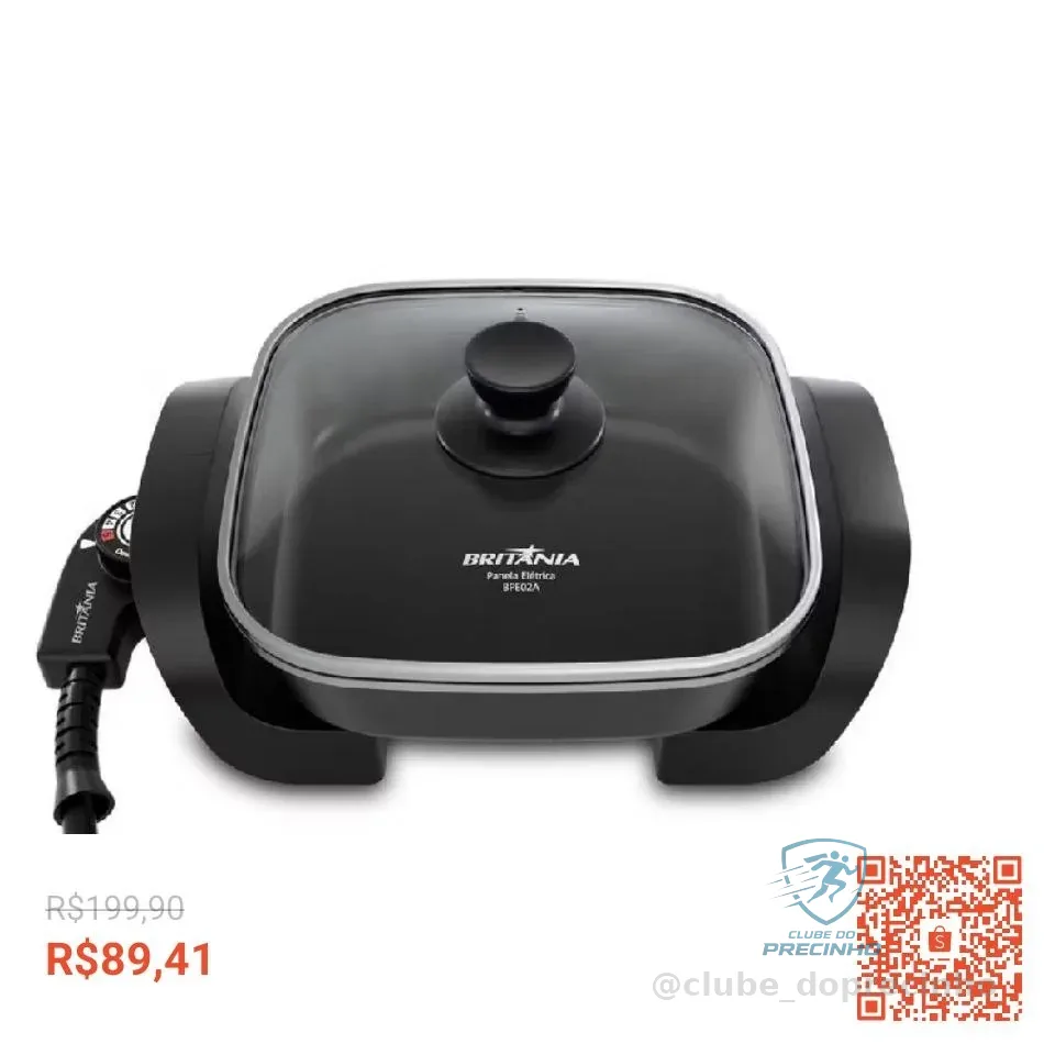Panela Elétrica Britânia 2L 5 Temperaturas 650W BPE02A