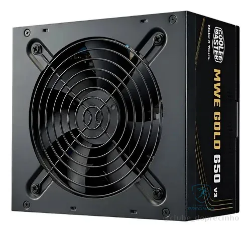 Fonte Cooler Master Mwe Gold 650 V3, 650w, Atx 3.1, 80 Plus Preto