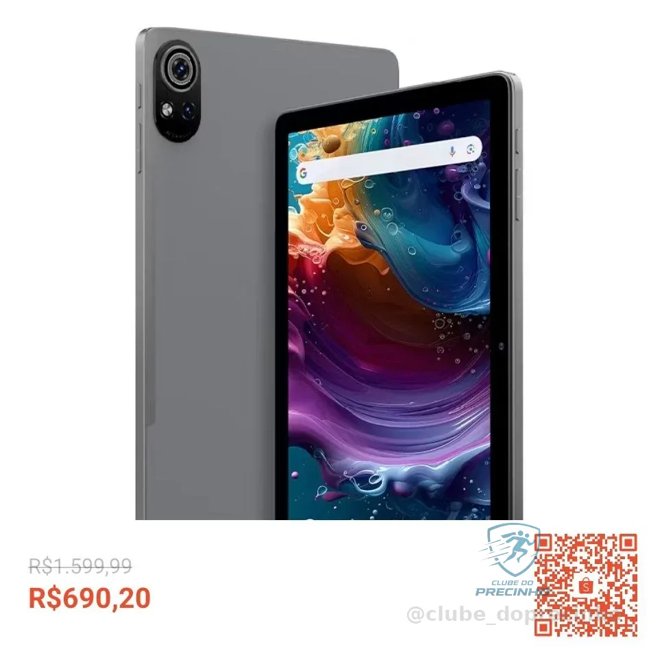 Tablet 15 PRO Wifi com chip 10.1 8000mah Android 14, Teclado+Mouse 8GB RAM 512GB Câmera Bluetooth