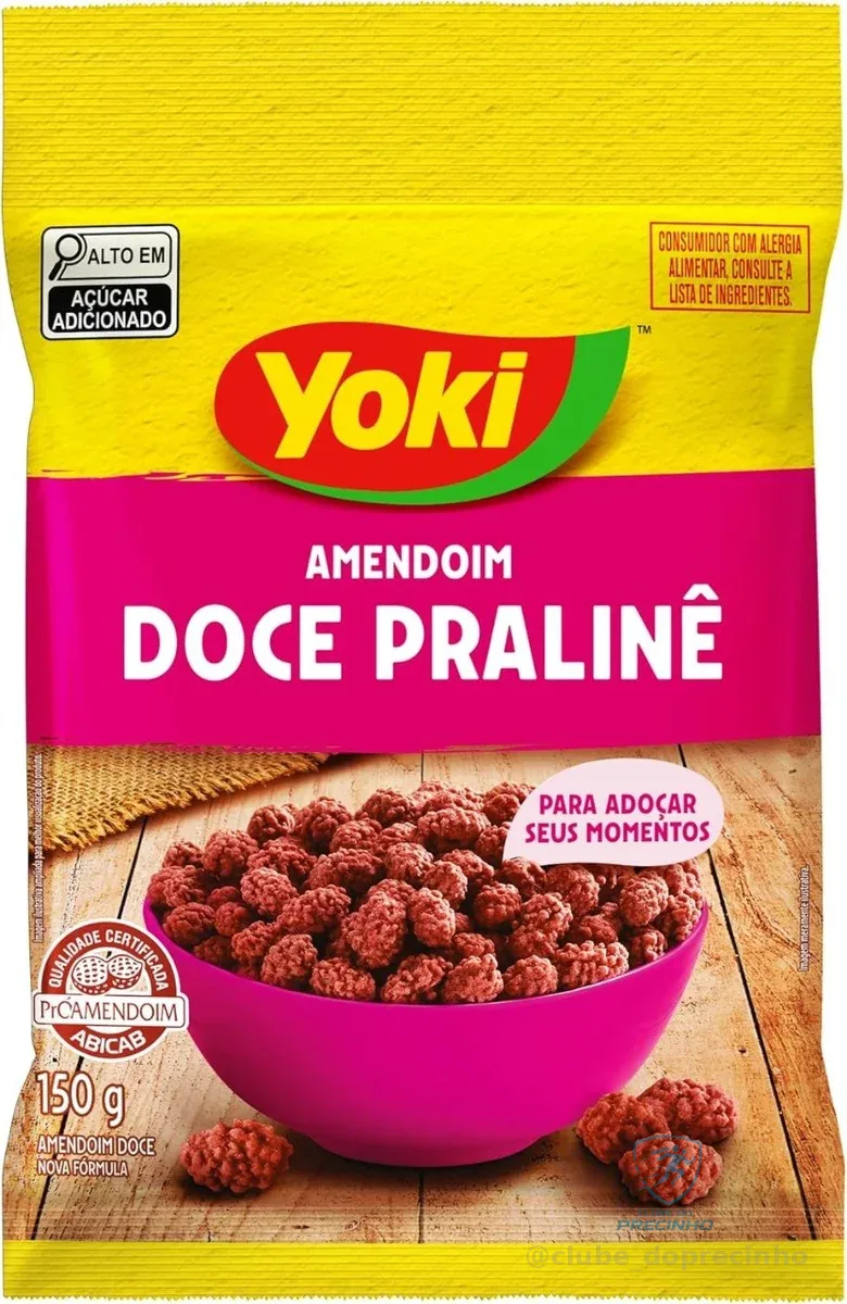 Amendoim Doce Práline Yoki 150g