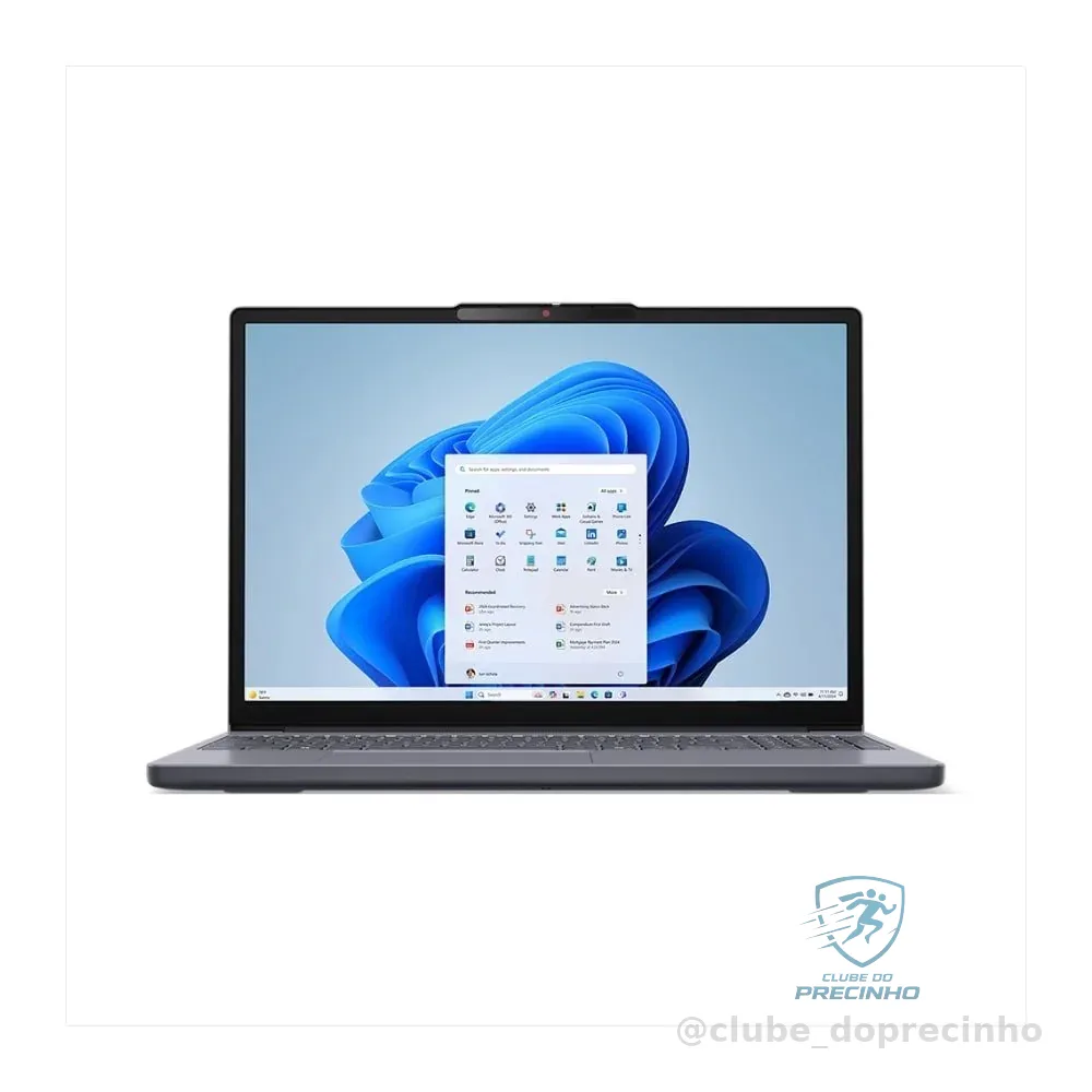 Notebook Lenovo IdeaPad Slim 3 AMD Ryzen 5 7535HS, 8GB, AMD Radeon Graphics, SSD 512GB, 15.3" WUXGA 1920x1200, Linux - 83MMS00300