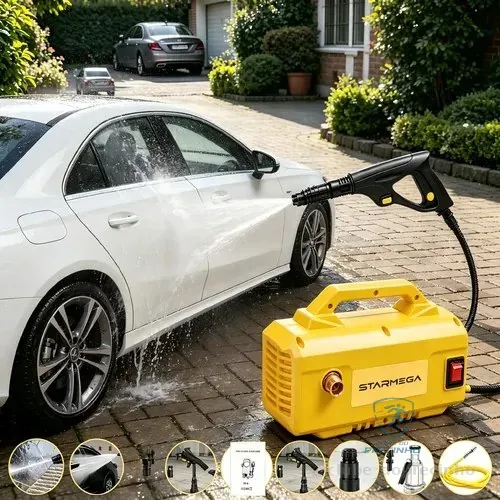 🔥 PARCELADO! Lavadora De Alta Pressão Portatil 1600 Psi/libras 300l/h