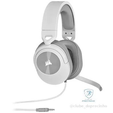 Headset Gamer Corsair HS55 Surround v2, Branco - CA-9011390-WW