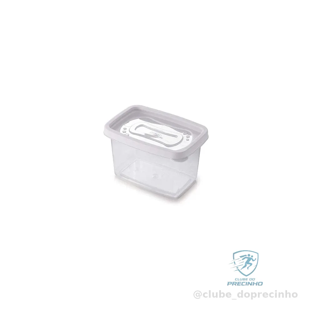 Plasútil Pote Clic Retangular 430ml