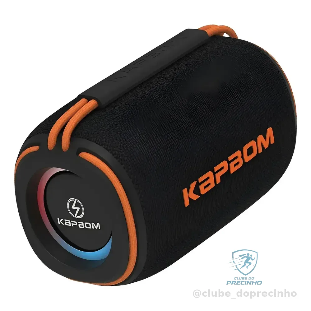 Caixa De Som Bluetooth Portátil 30w Prova Agua Ipx6 Potente Cor Preto 127/220v