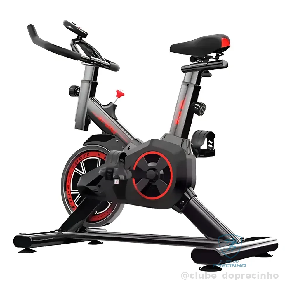 Venda E Cia Bicicleta Spinning Para Exercícios Preto Vermelho