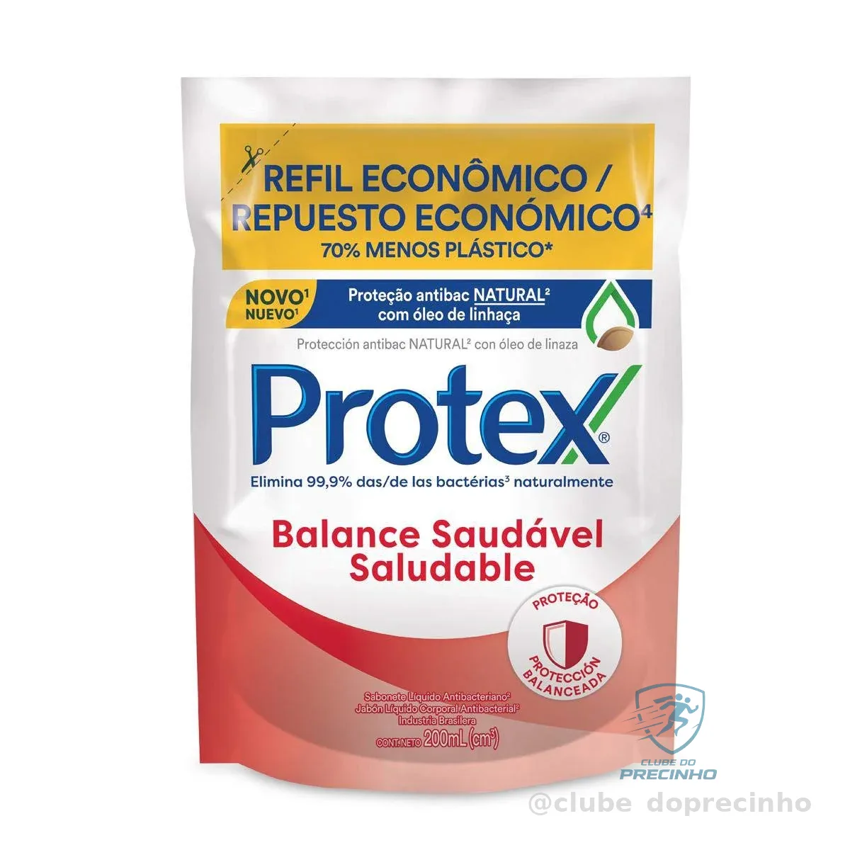 Sabonete Líquido Antibacteriano para as Mãos Protex Balance 200ml