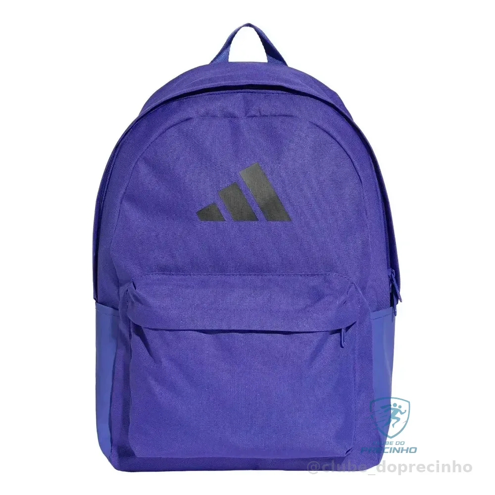 Mochila Classic 3 Bar Logo adidas Violeta-escuro Liso