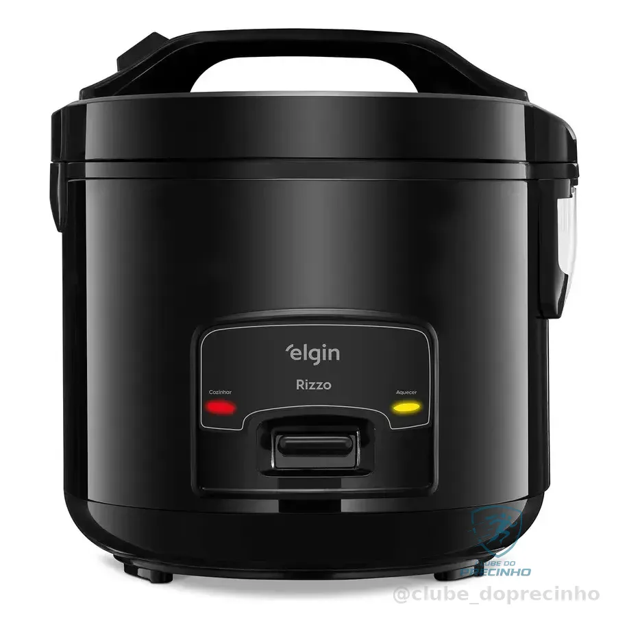 Panela Elétrica De Arroz Rizzo Elgin 5 Xícaras, 400w Preto 127v 60hz