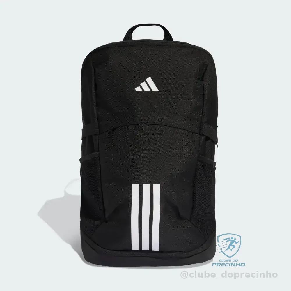 Mochila Tiro adidas Preto / Black / White Liso