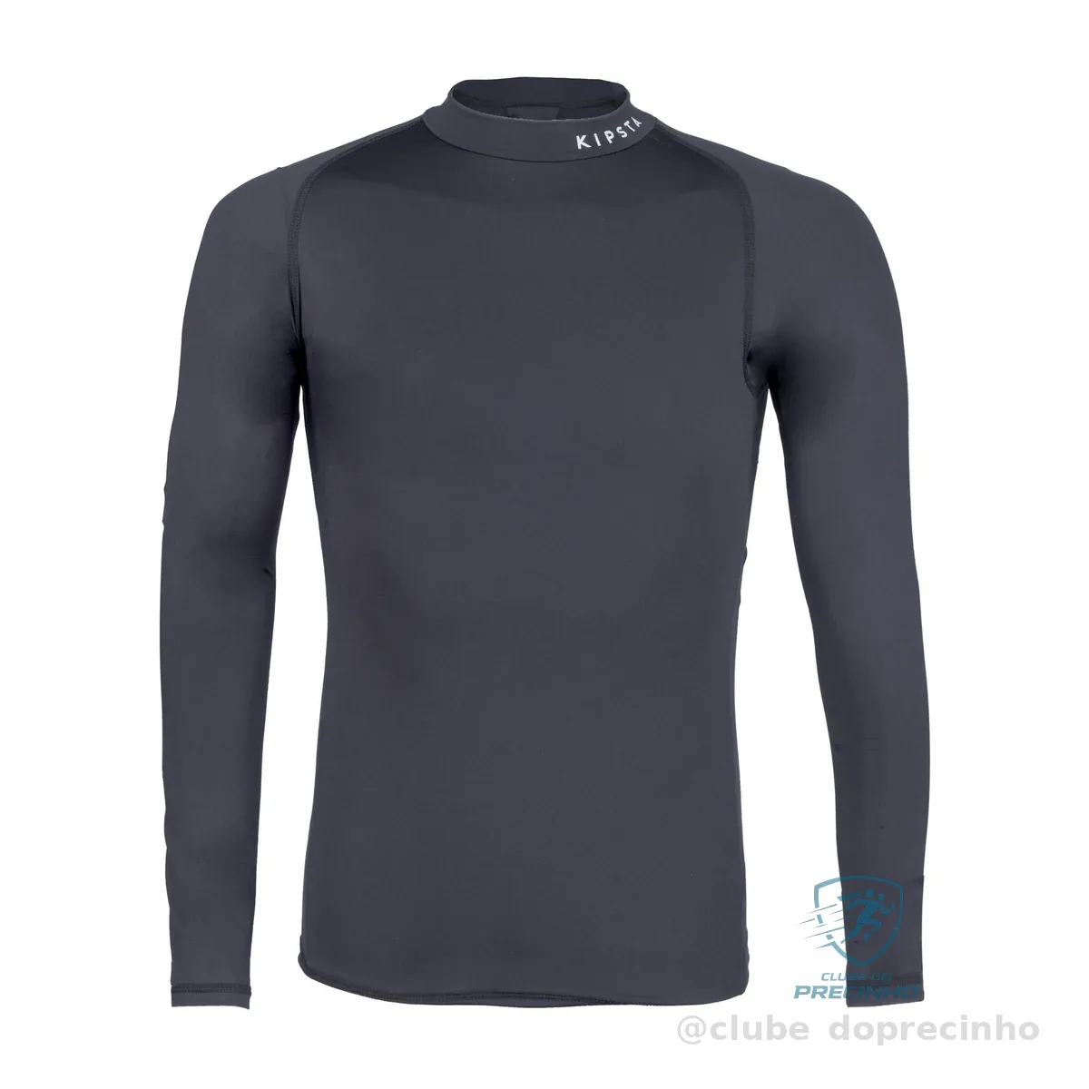 Blusa Térmica Adulta de Futebol 100 Kipsta Preta