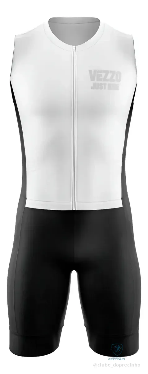 Macaquinho Carbon Unissex Triathlon Corrida Vezzo Regata (4 Cores)