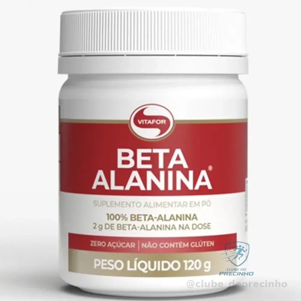 Beta Alanina 120g Em Pó 2g De Beta-alanina Por Dose Vitafor - Sem Sabor