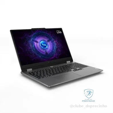 Notebook Gamer Lenovo LOQ 15IRX9, 15.6" Full HD 144Hz, Intel Core i5-13450HX, 16GB, 512GB SSD, NVIDIA RTX 4050, Linux - 83KHS00300