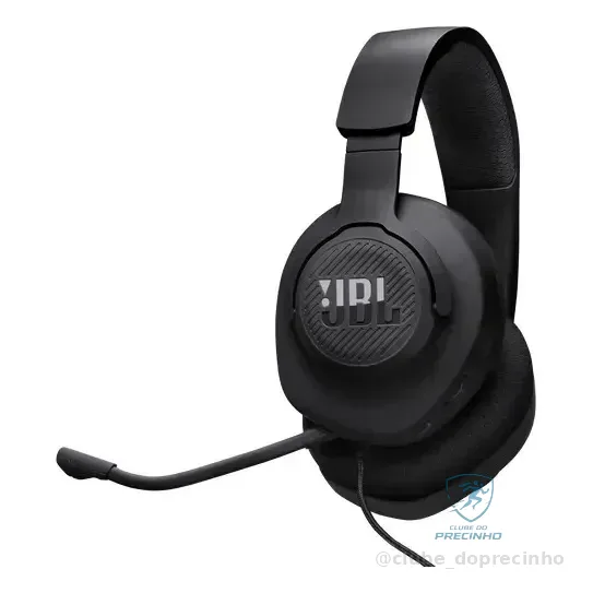 Headset Gamer Quantumsound Jblqtum100m2blk 100m2 Black Jbl Preto