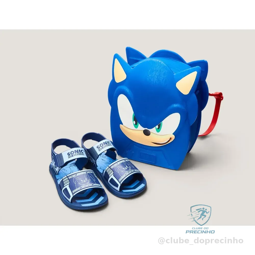Sandália Grendene Kids-23336 Azul/azul Medio Liso 31.32 Br