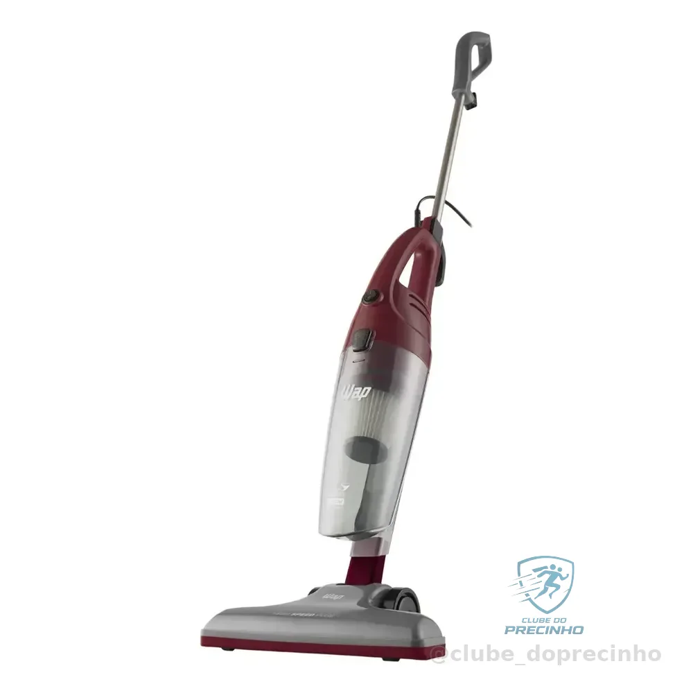 Aspirador De Pó Vertical E Portátil Wap High Speed Plus 1350w 3 Em 1 Cinza/vermelho 127v