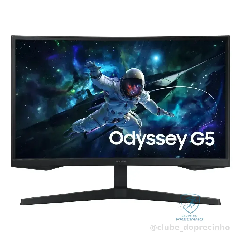 Monitor Gamer Samsung Odyssey G5, 27 , Qhd, 165hz Cor Preto