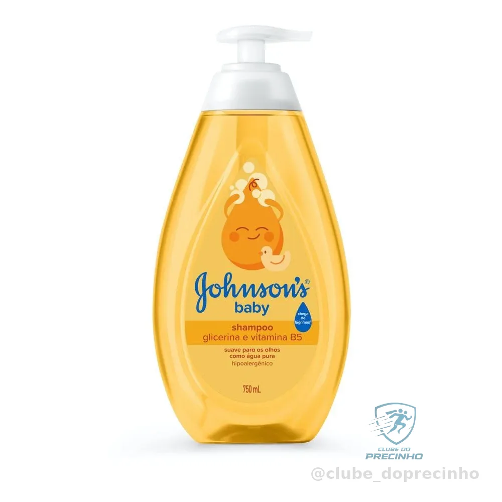 Johnson's Baby Shampoo Glicerina Para Bebê, 750ml