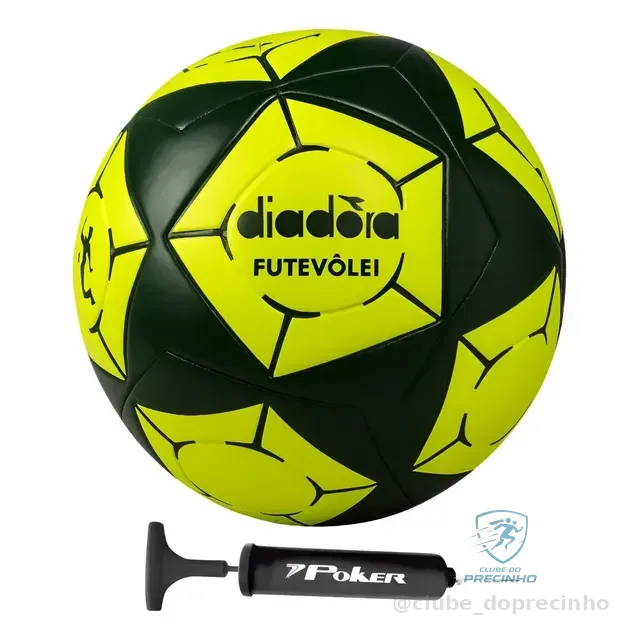 Bola De Futevôlei Diadora Elite-r + Bomba De Ar