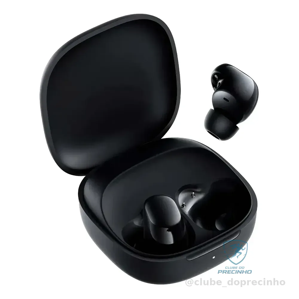 Fone De Ouvido Sem Fio Xiaomi Redmi Buds 6 Play Bluetooth5.4 Cor Preto