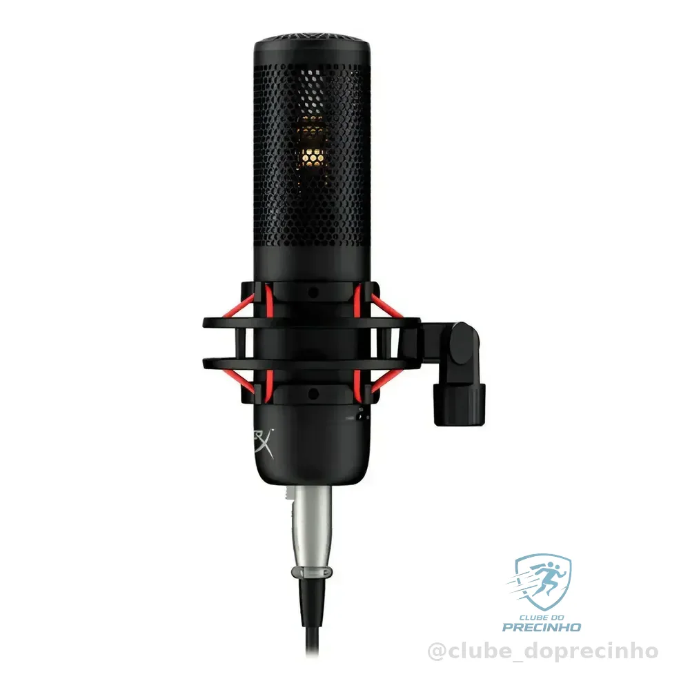 Microfone Profissional Hyperx Procast Cor Preto