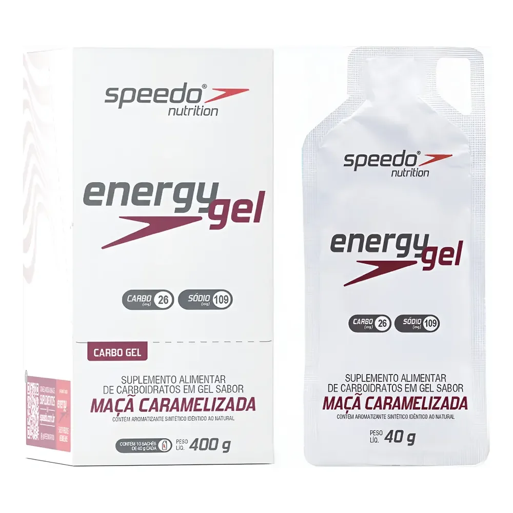 Gel Carboidrato Speedo Z2 Maçã Caramelizada Caixa 10 Unidades 40g