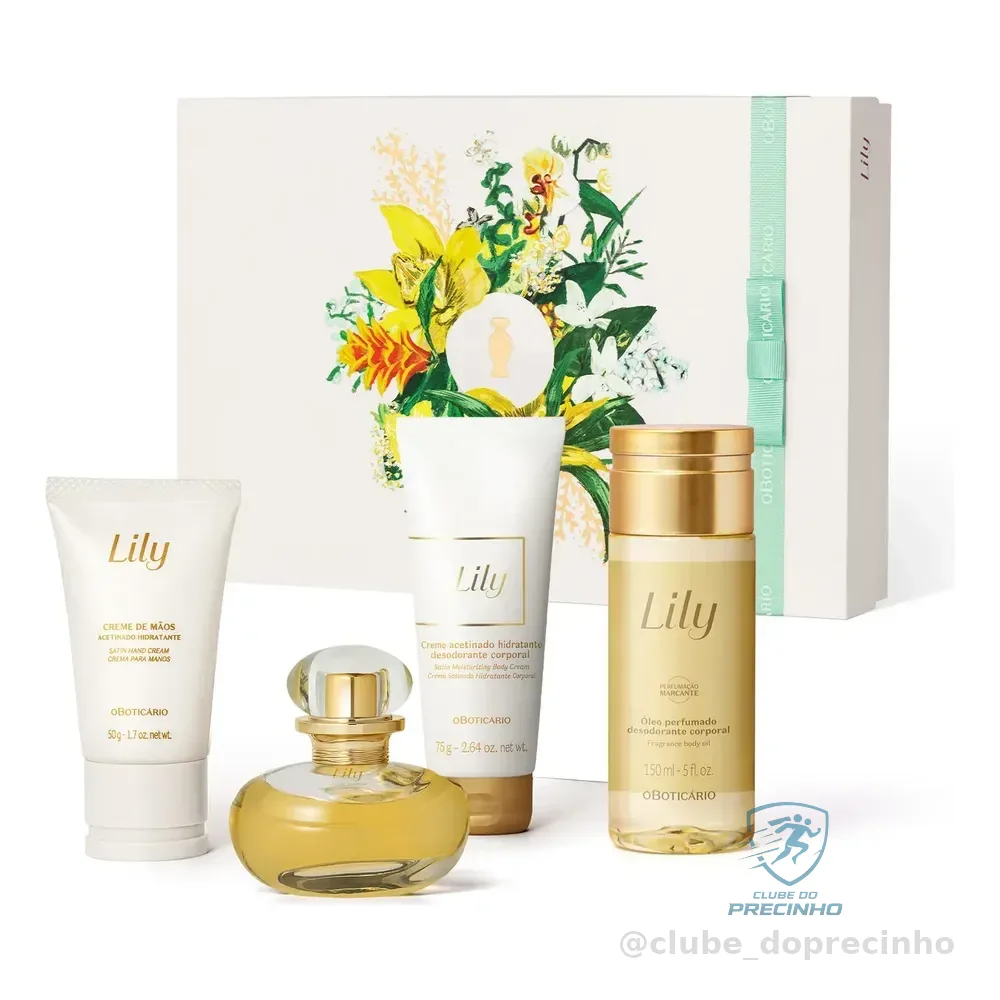 O Boticário Lily Kit Presente(4 Itens)