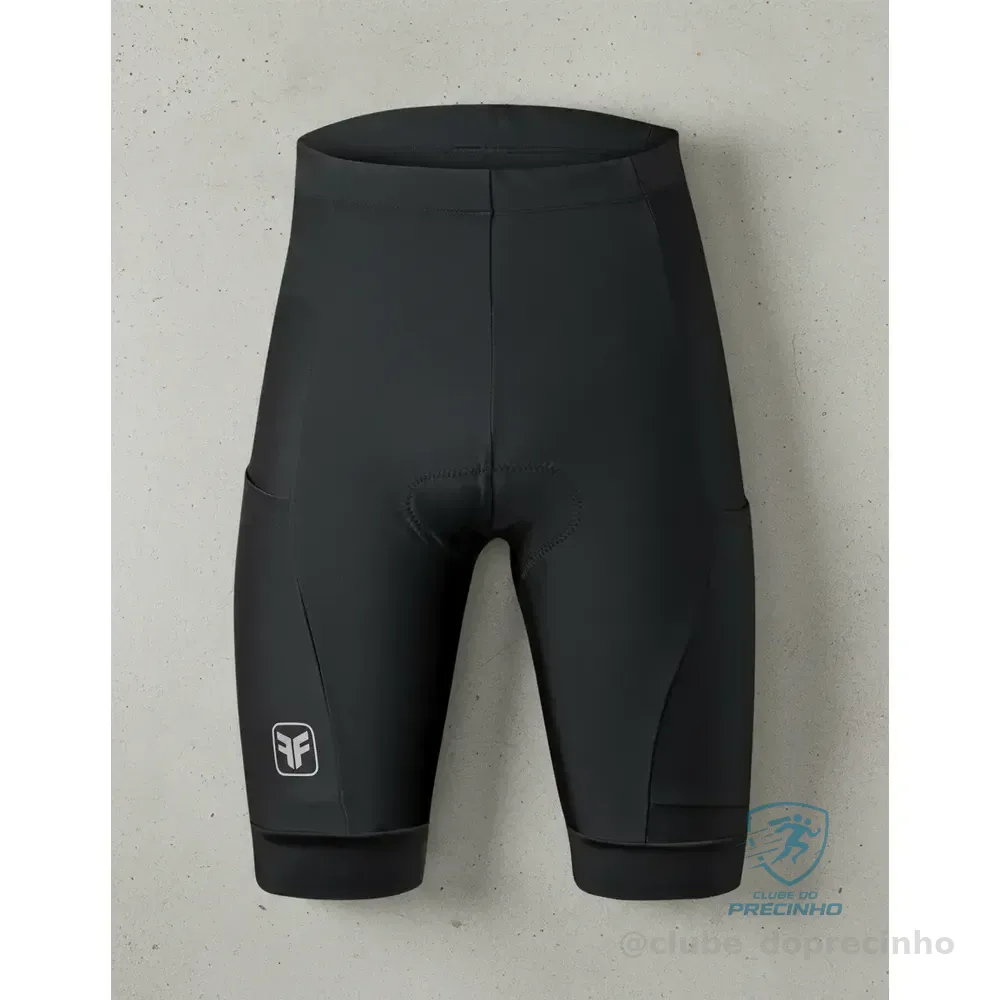 Bermuda Ciclismo Free Force Basic Masc C/ 3 Bolsos - M, G e GG