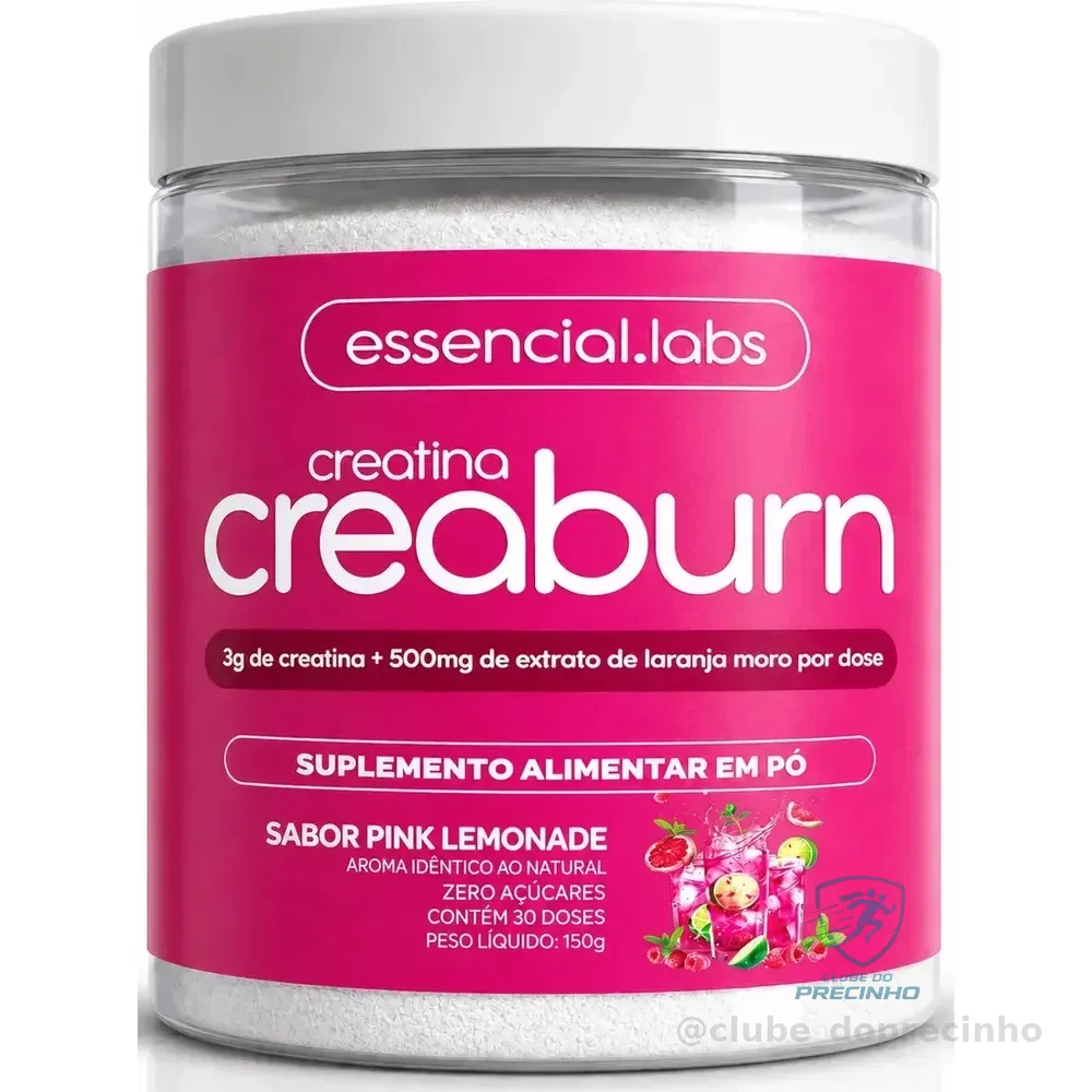 Creaburn (creatina 100% Pura + Morosil) Sabor Pink Lemonade - 30 Doses Limonada Rosa