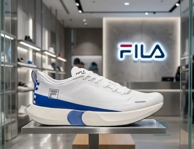 Tênis Fila Kr7 Pro Speed Tech Branco/Azul - 36 ao 39