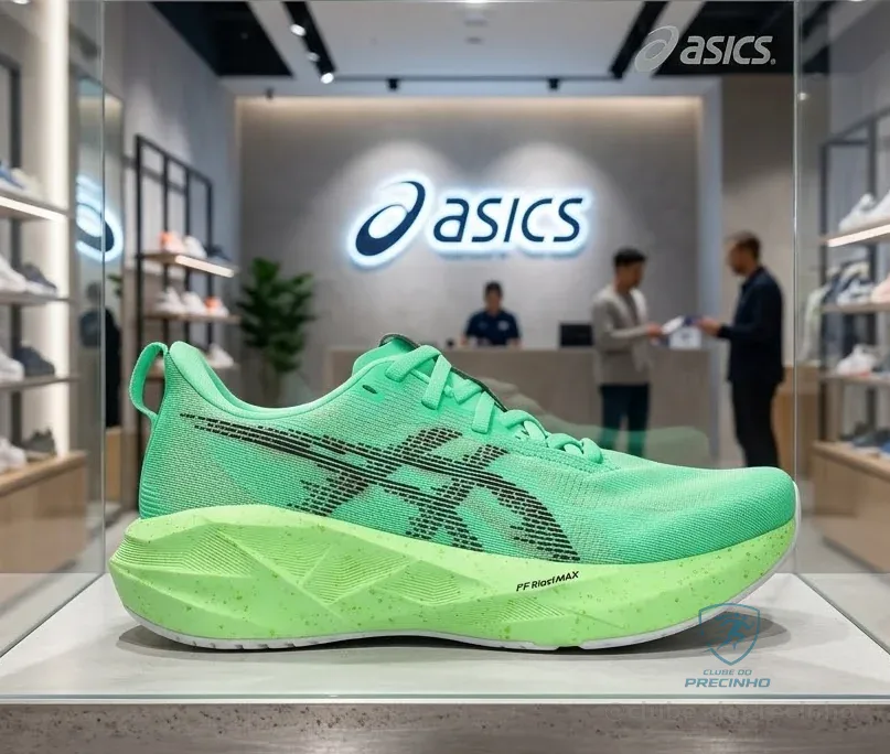 Tênis Asics Novablast 5 Verde - 41 ao 43