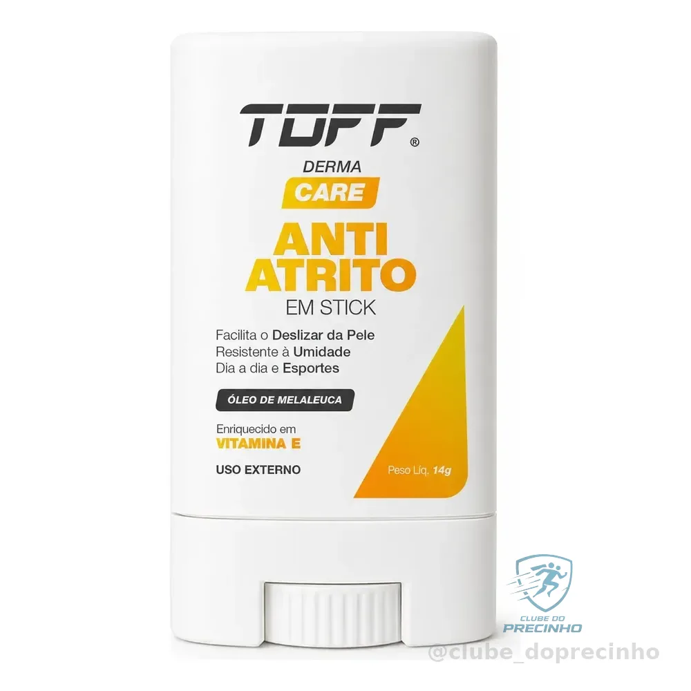 Anti Atrito Stick Toff Melaleuca Para Esportes Zero Assadura Melaleuca