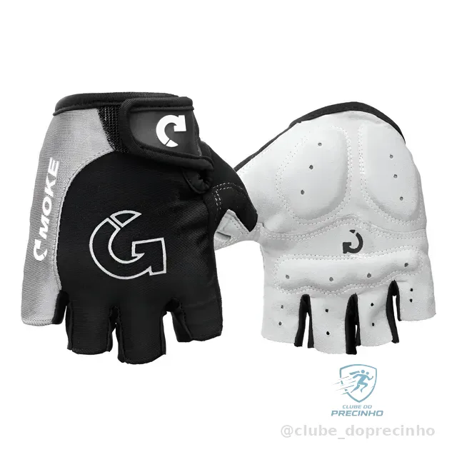 Par De Luvas Gel Ciclismo Dedo Curto Bike Academia Proteção