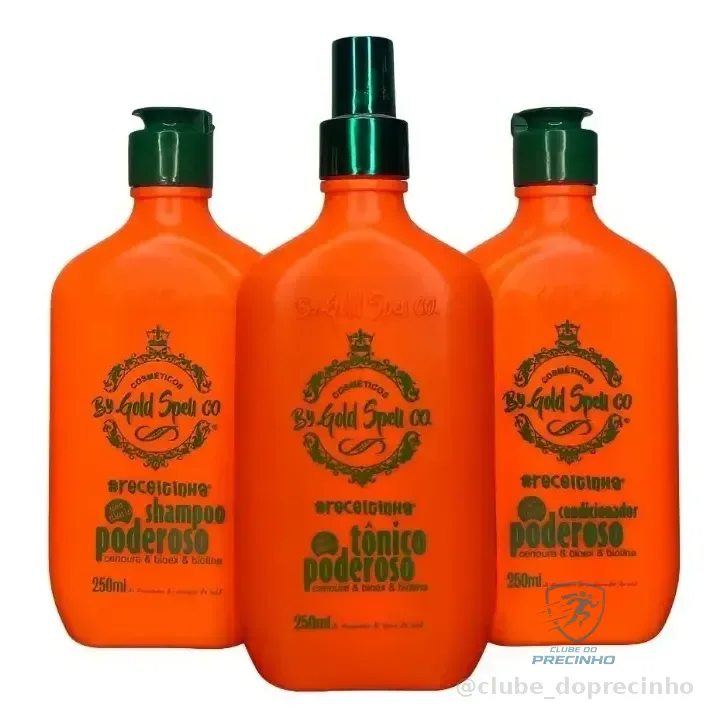 Combo Poderoso (shampoo+cond+tônico) Original