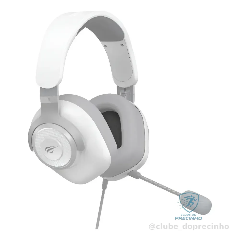 Fone De Ouvido Gamer Havit H2230d 7.1 P3 50mm Para Pc E Consoles Cor Branco