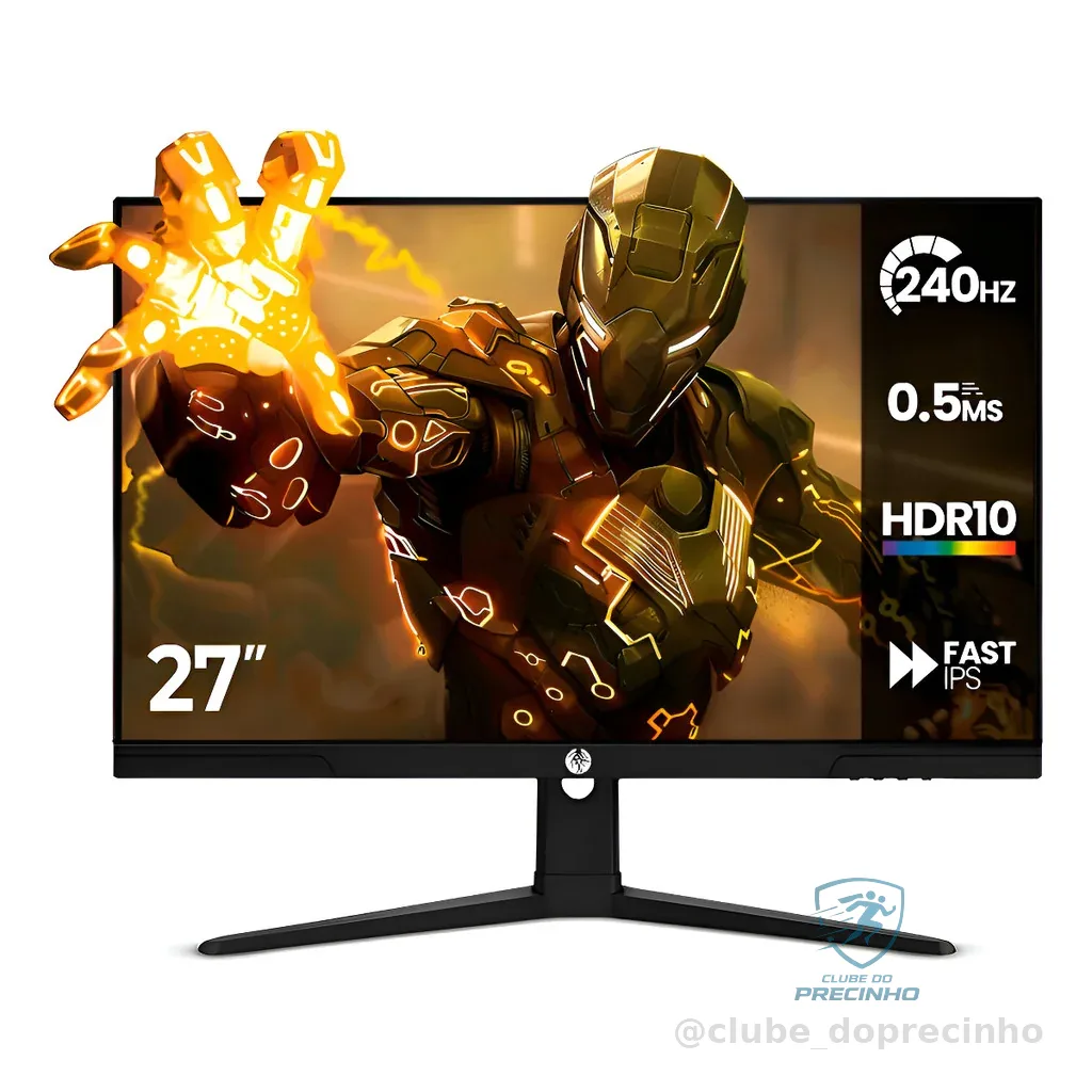 Monitor Gamer Haiz 27” LM27GM IPS Full HD 240Hz 0.5ms HDR10 HDMI DisplayPort