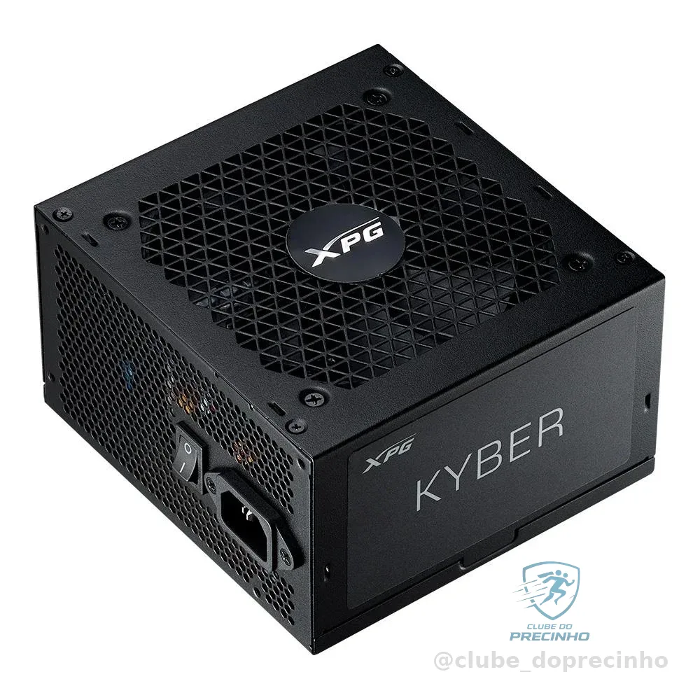 Fonte XPG Kyber, 850W, 80 Plus Gold, Com Cabo, Preto - KYBER850G-BKCBR