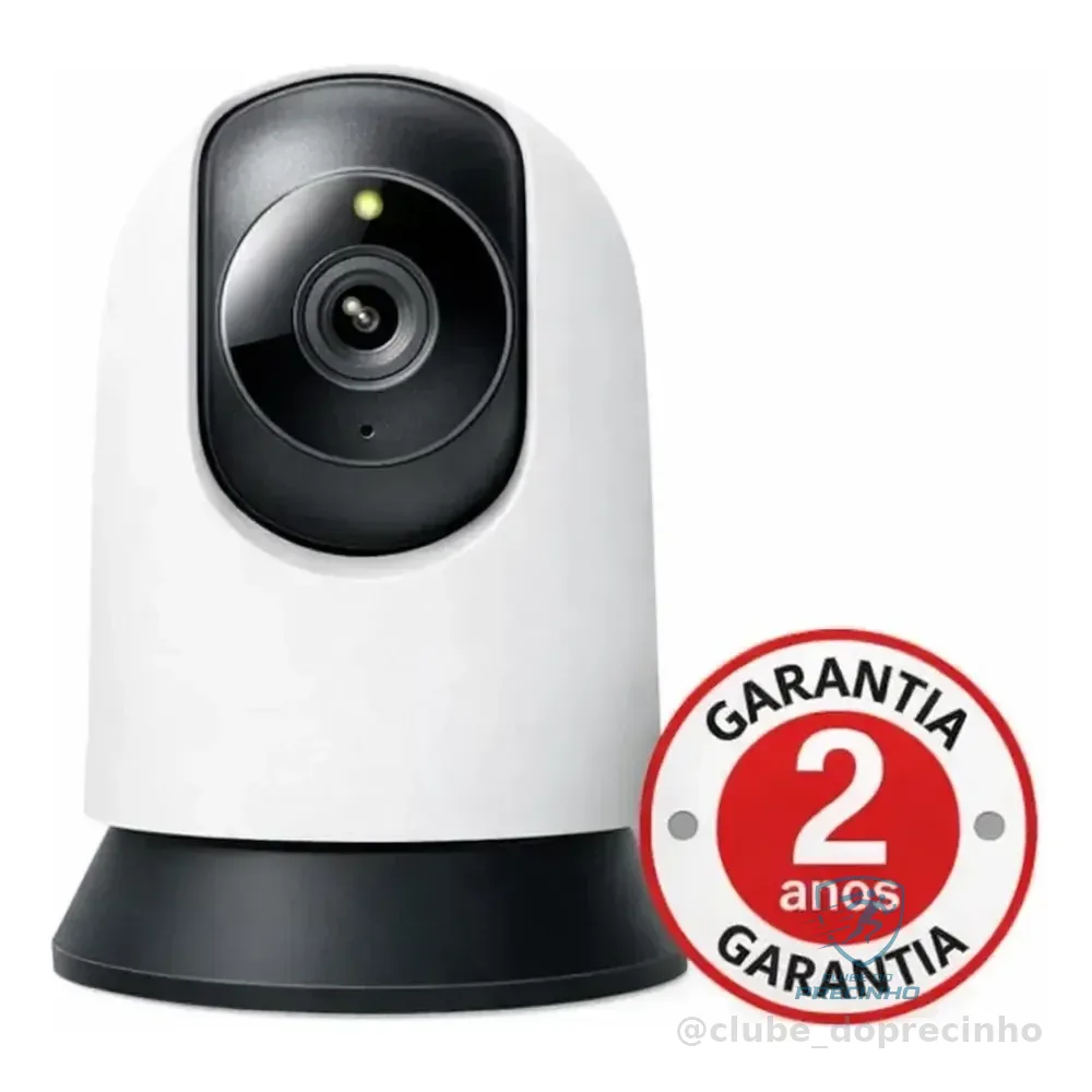 Mercusys Mc210 Câmera Segurança Wifi 2k 3mp 360° Por Tp-link Branco