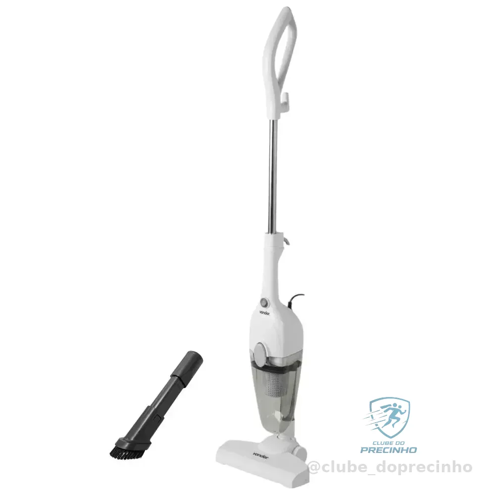 Aspirador De Pó Vertical 1350w 1 Litro Apv1350 Turbo Vonder 110v Branco 127v