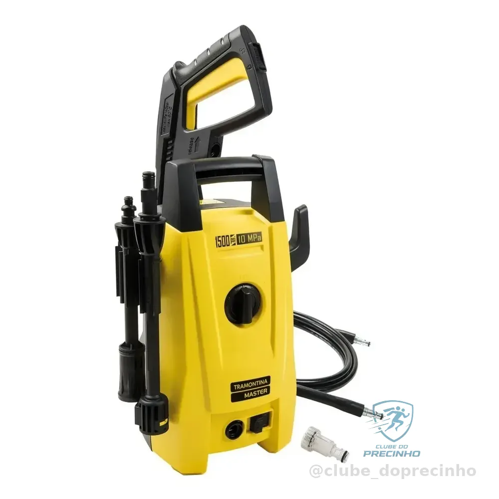 Lavadora De Alta Pressão Master 42545 Jato Regulável 1500psi Com 1200w Amarelo E Preto Tramontina 127v 50 Hz/60 Hz
