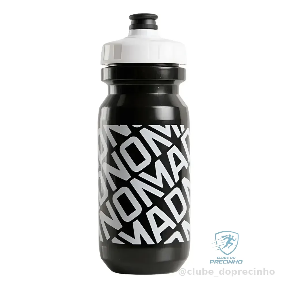 Garrafa Agua Bike Garrafinha Squeeze 500ml Ciclismo Nomad Cor Preto