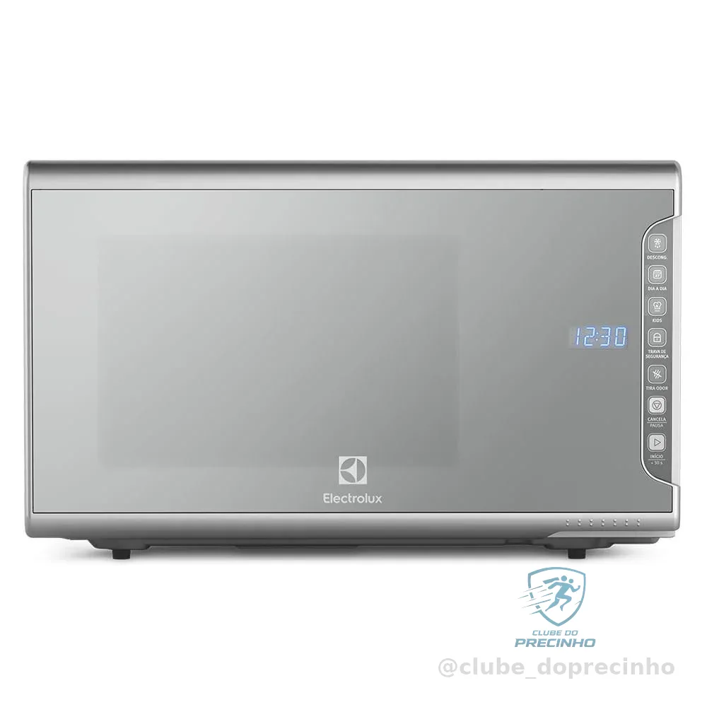 Micro-ondas Electrolux 31L cor Inox Espelhado com Painel Integrado e Função Tira Odor (MI41S)