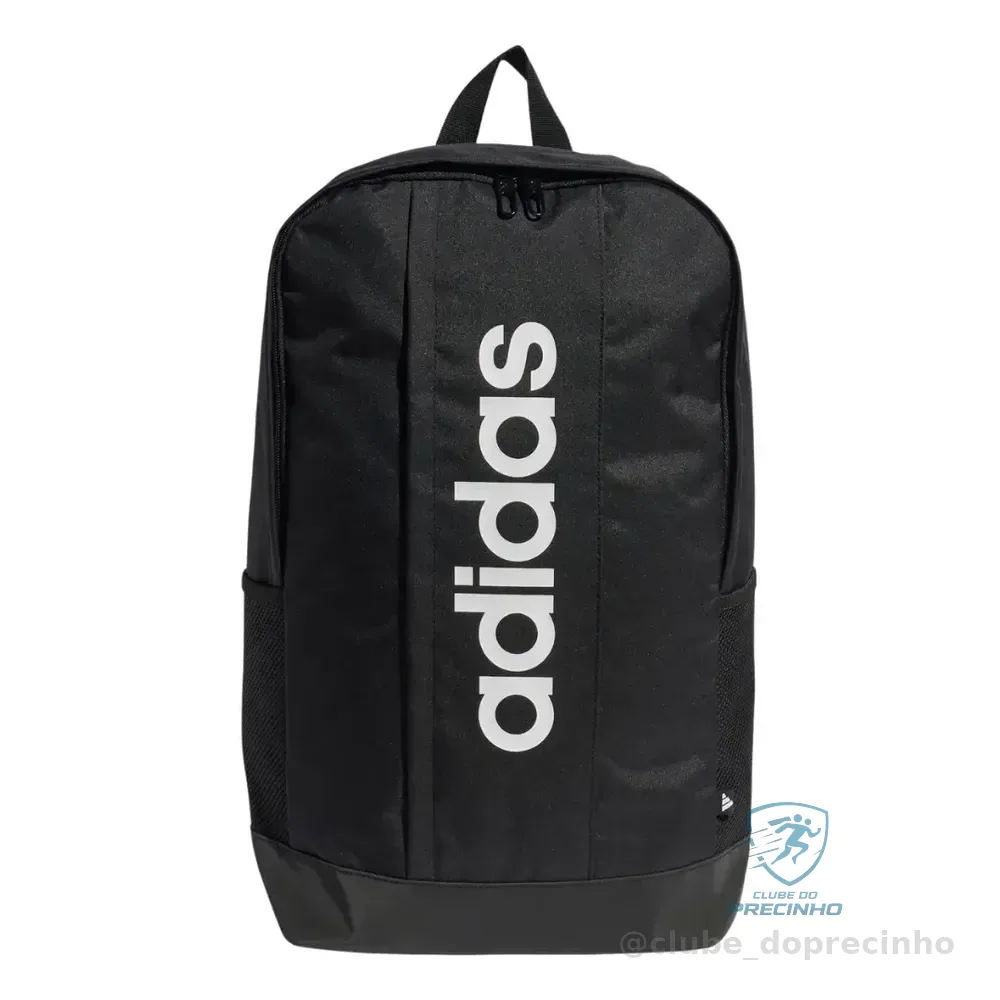 Mochila Linear adidas Black/black/white Liso
