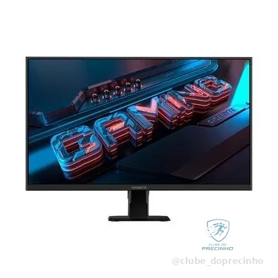 Monitor Gamer Gigabyte 27", QHD, 180Hz, 1ms, IPS, VRR, FreeSync, HDR Ready, Preto - GS27QA-AS