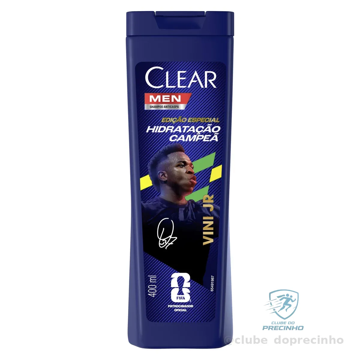 Clear Men Shampoo Anticaspa Vini Jr. Hidratação Campeã 400ml