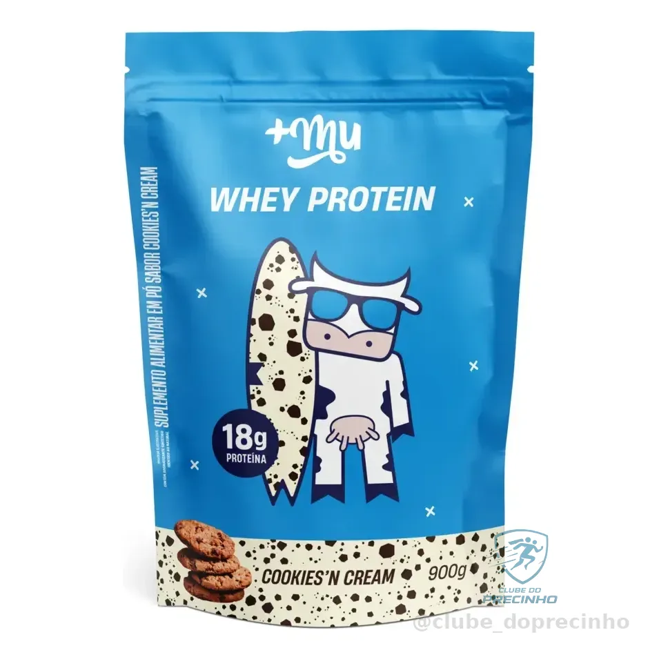 Whey Protein +mu Performance Cookies N' Cream 900g Biscoitos Com Creme